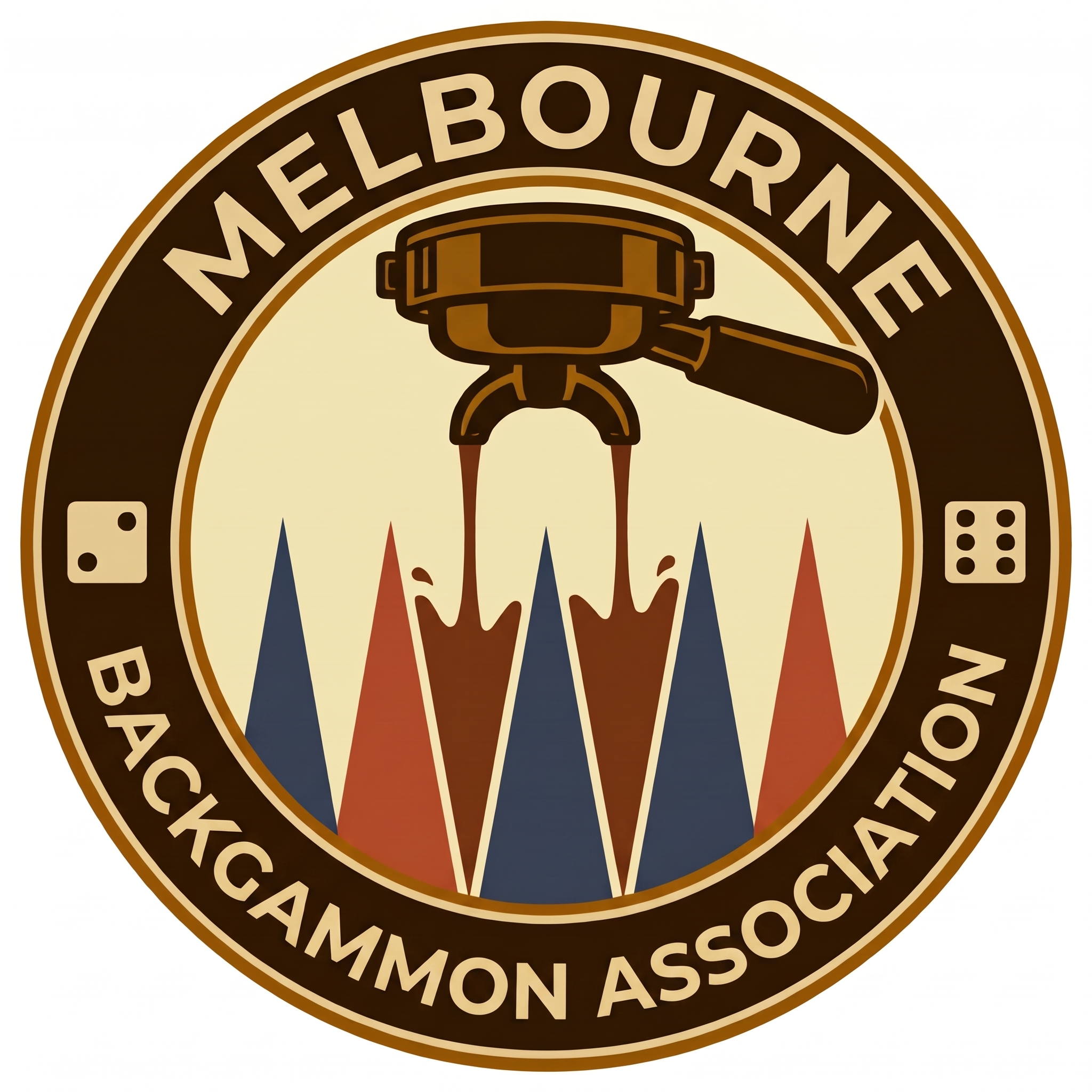 Melbourne Backgammon Association Emblem
